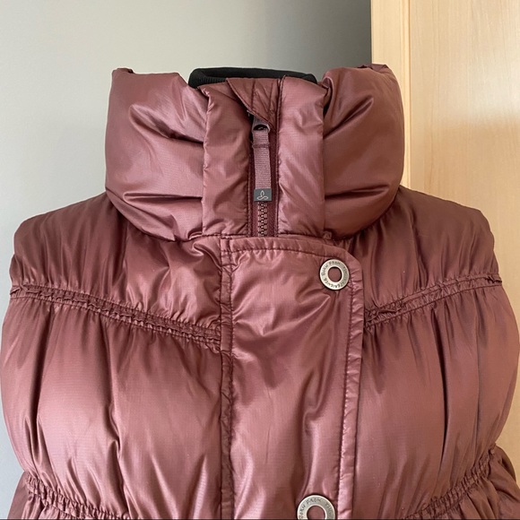 Prana Down Feather Milly Puffer Vest Burgundy/Maroon Size XL - Picture 6 of 16